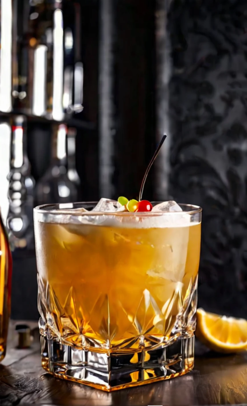 whiskey sour cocktail